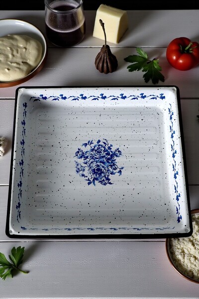İnci Emaye 34X37 Non-Enamel Baking Tray Rectangular Tray 37 cm