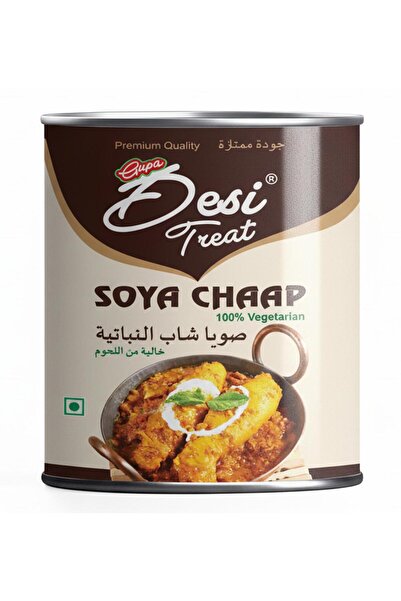 Desi Treat Veg Soya Chaap | High Protein Vegetarian Snack | Ready-to-Cook Pla...