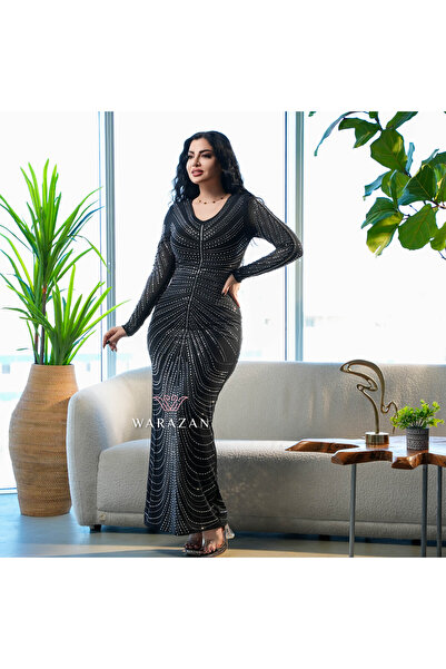 Warazan فستان سهرة ماسك وأنيق