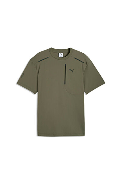 Puma Pumatech Relaxed Pocket Tee Men's Casual T-Shirt 63441381 Green