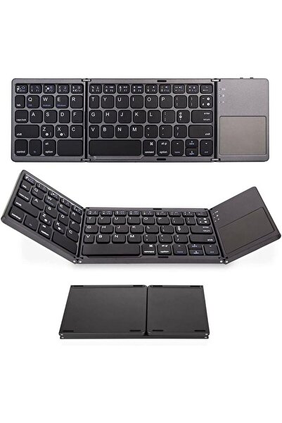 Arabest Ultra Slim Keyboard Foldable,USB Rechargeable,Wireless Keyboard for P...