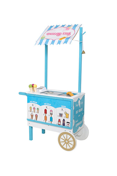 Fab N Funky عربة آيس كريم بعجلات، تنمي الخيال، ملونة، متينة، تساعد على تطوير ...