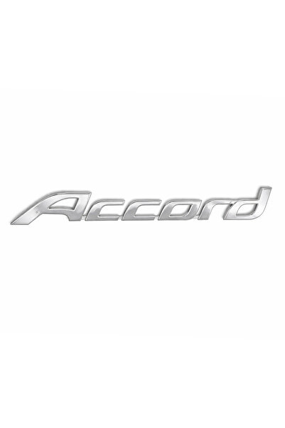 Accord شعار صندوق السيارة الخلفي من الكروم الفاخر مع لاصق، بديل لسيارات هوندا...