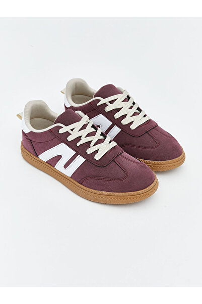 LC Waikiki Lcw Steps Claret Red Lace-Up Girls' Sports Shoes