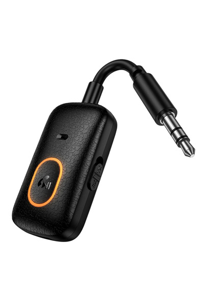 hoco. E151 Graceful Bluetooth 5.4 Wireless Converter with Aux Receiver Transm...
