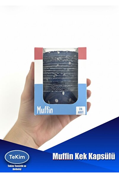tekim temizlik ve ambalaj Muffin Kek Kapsülü İçi Yağlı Kağıt 24 Adet
