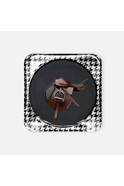 VITELLI DUBAI Equestrian Antrasit Acrylic Coaster