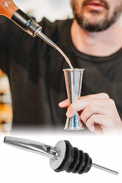Binbirreyon Steel Bottle Stopper Drip-Free Oil Dispenser Bottle Spout Wine Po...