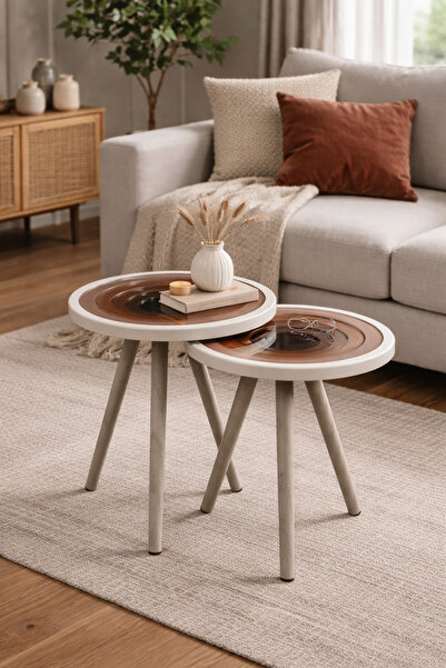 Atölye Ovo Deep 2'li Zigon Seti (Cam Üst Yüzey)