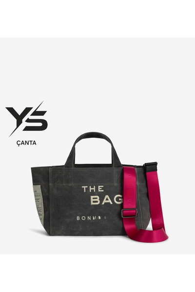 Ventus Kanvas antrasit çanta 30*25 cm