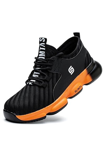 SLIMTA Safety Shoes for Men Women Steel Toe Boots Non-Slip Lightweight Breath...