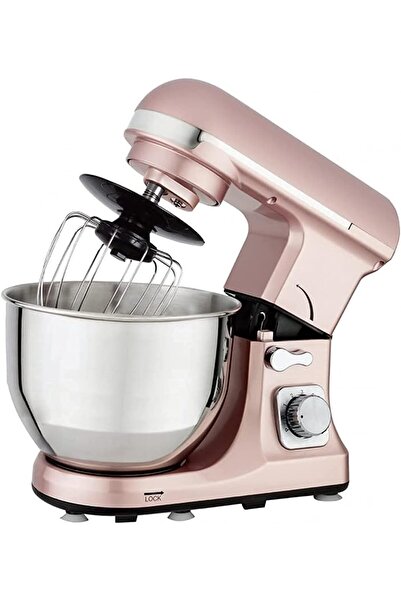 Generic خلاط كولين قائم، 1000 واط، سعة 5 لتر، 6 سرعات، وردي