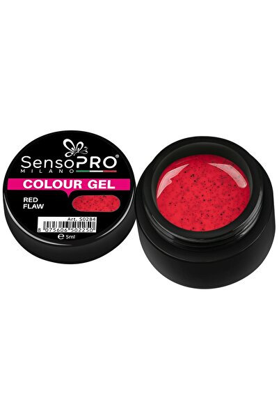 SensoPRO Milano Red Flaw Colored UV Gel 5ml,