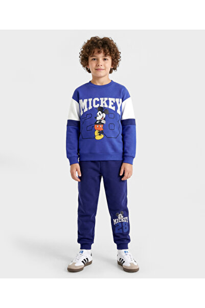 Primo Gino Disney Terry Knit Full Sleeves Sweatshirt and Track Pant Mickey Mo...