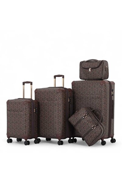 AVIATOR Stylish and modern 5-piece travel bag set - made of polypropylene cov...