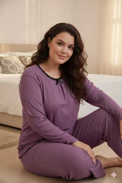 Asel Plus Size Lycra Pegasus Fabric Pajama Set