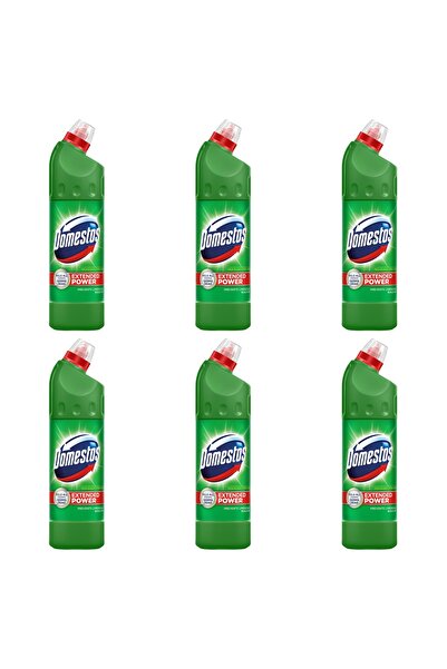 Domestos SET 6 PIECES - Fresh Pine Mountain WC Gel 750ml