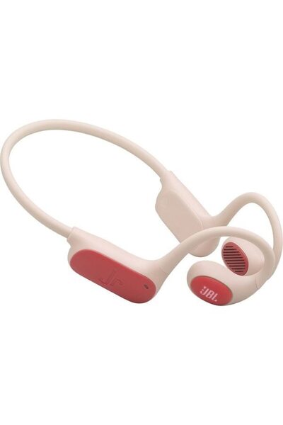 JBL Junior Free Headphones, Bluetooth, Open-ear, Microphone, Peach