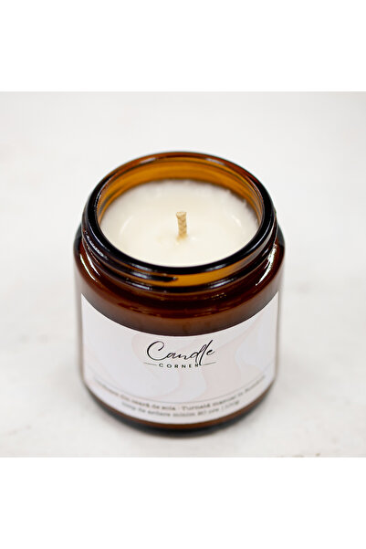 Candle Corner Iris violet – Lumânare parfumată din ceară de soia 100%, sticlă...