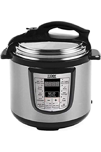 Generic XPER Electric Pressure Cooker - 1000 Watt - 6 Liters - XPC-1100-206L