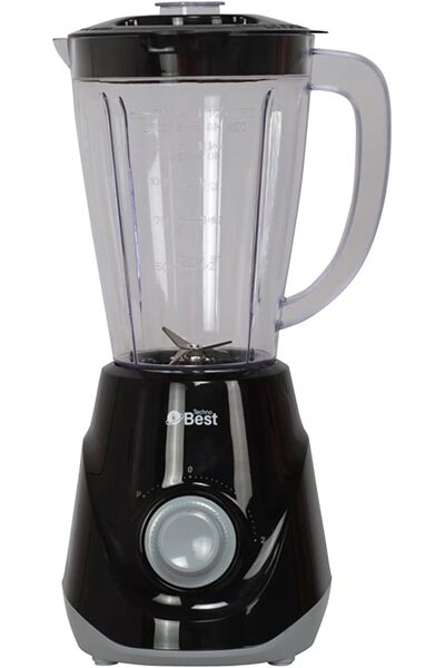 Generic خلاط تكنو بيست البلاستيكي بقوة 400 واط، سعة 1.5 لتر، أسود - BSB-002P