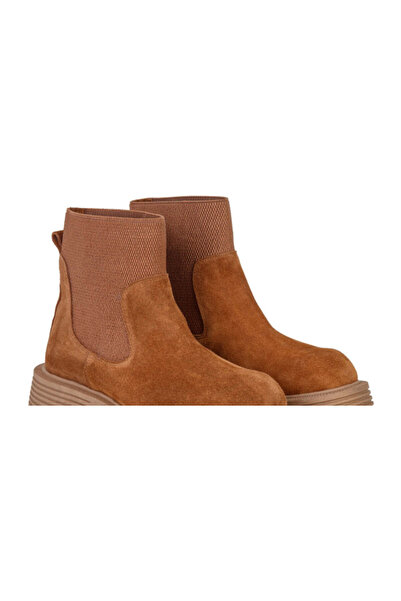 ANNASIA SHOES AHIRA Boots - Brown Leather