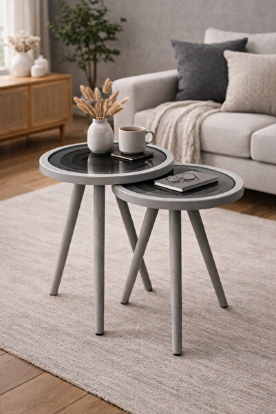 Atölye Ovo Deep 2'li Zigon Seti (Cam Üst Yüzey)