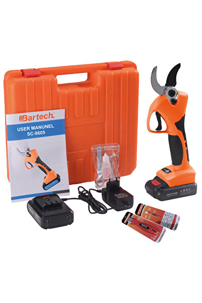 BARTECH SC-8605 Bataryalı Budama Makası 40 MM