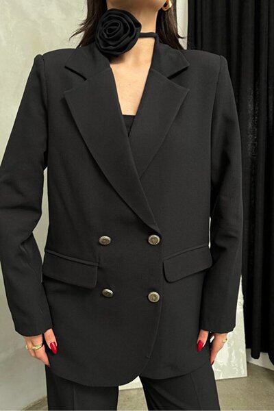 ZF BUTİK Γυναικείο σετ παντελονιού με λεπτομέρειες σε ροζ απόχρωση