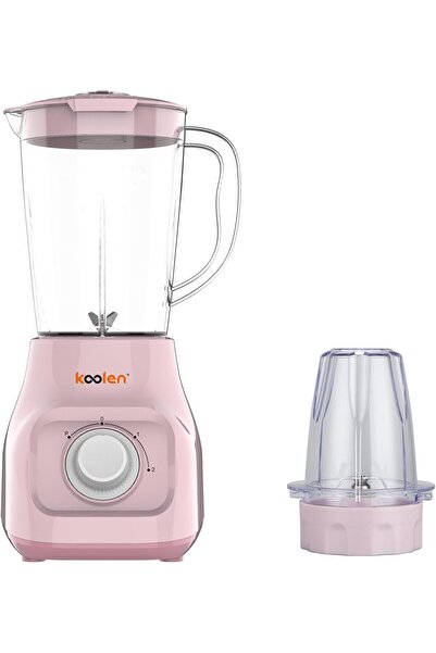 Generic كولين خلاط كهربائي، 350 واط، سعة 1 لتر، سرعتين، وردي