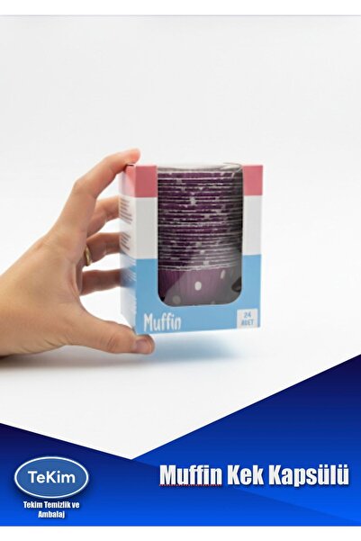 tekim temizlik ve ambalaj Muffin Kek Kapsülü İçi Yağlı Kağıt 24 Adet
