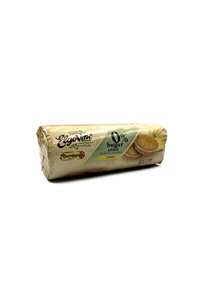 Elgorriaga ELGOVITA Sugar Free Lemon Sandwich Biscuits 180g | Zesty & Refreshing