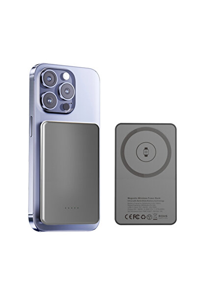 Voltres External Battery 5000mAh Qi2 15W, MagSafe, Qi2 15W Wireless & 20W Cab...