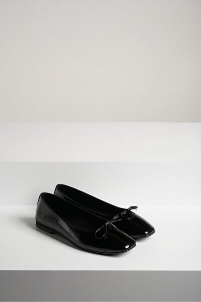 Majensia 151226 حذاء باليه من الجلد الطبيعي