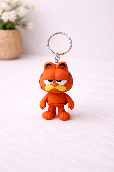 RENKLİ SOKAK Garfield Keychain