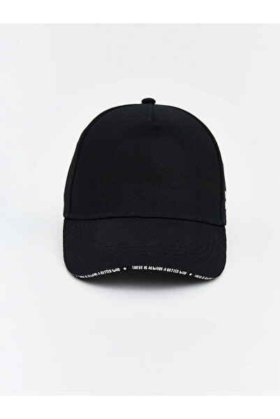 LC Waikiki Trendlucky Girls' Cap with Lettering Printed on It