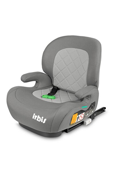 Caretero Inaltator auto copii Irbis I-Size Graphite 125-150 cm, fixare cu iso...
