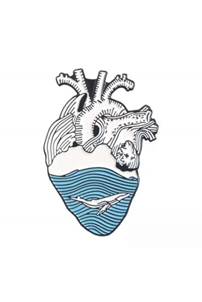 Cloud Pins بروش القلب والحوت