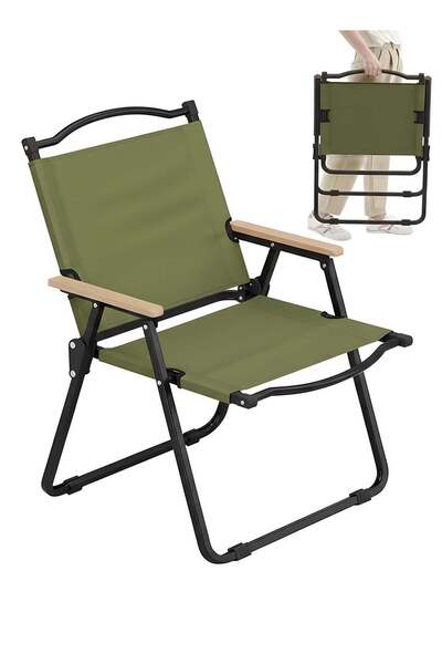 M SMART Lightweight Folding Portable Camping Chair for Picnics, Hiking, Beach...