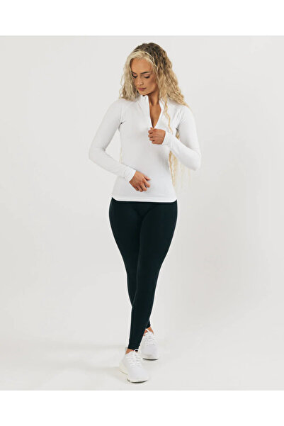 ALPHALETE Yarım Fermuarlı Body
