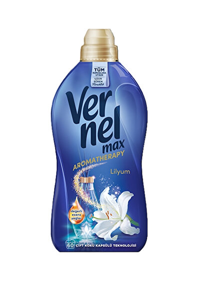 Vernel Max Konsantre Çamaşır Yumuşatıcısı 1440ml (60 YIKAMA) Lilyum