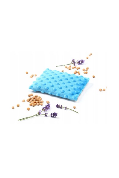 Babyono Anti-colic pillow filled with cherry stones and dried lavender, Hot a...
