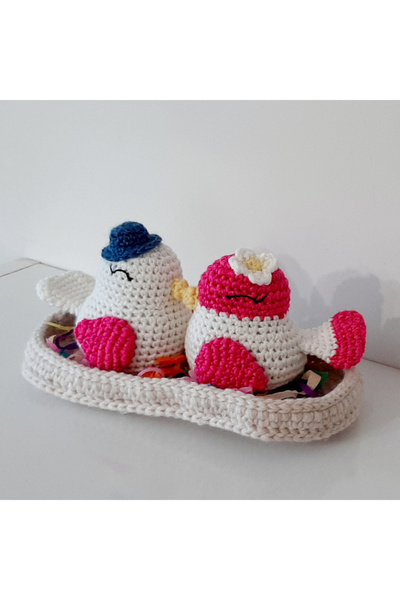 nildamigurumi Amigurumi Örgü Oyuncak Sevgili Kuşlar