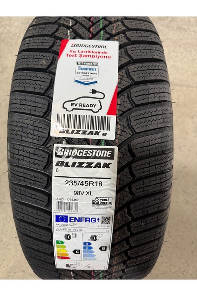 Bridgestone / 235/45R18 (BLIZZAK 6) 2024 KIŞ LASTİĞİ