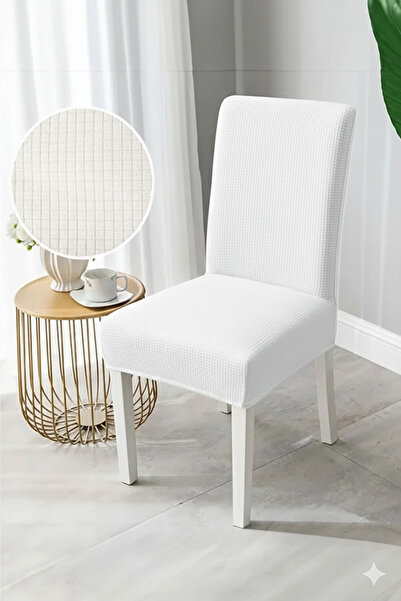 Hazineci Bey Lycra, Washable, Anti-Pilling, Chair Cover, 1 Piece Square Patte...