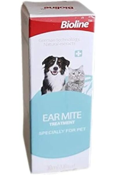 Bioline Ear Mite Treatment for Dogs and Cats by
