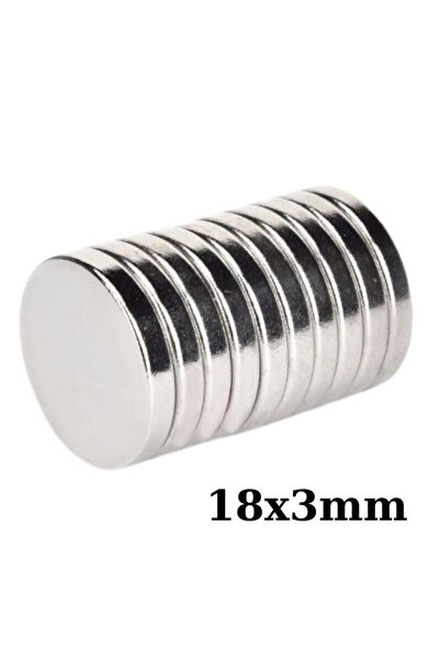 Genel Markalar 18x3mm Neodyum Güçlü Mıknatıs - Neodim Magnet