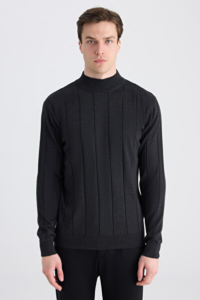 D'S Damat Ds Damat Regular Fit Anthracite Sweater