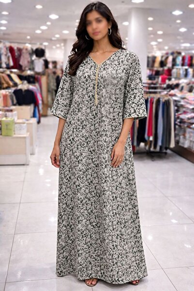 ALnama Elegant women's half-sleeve jalabiya