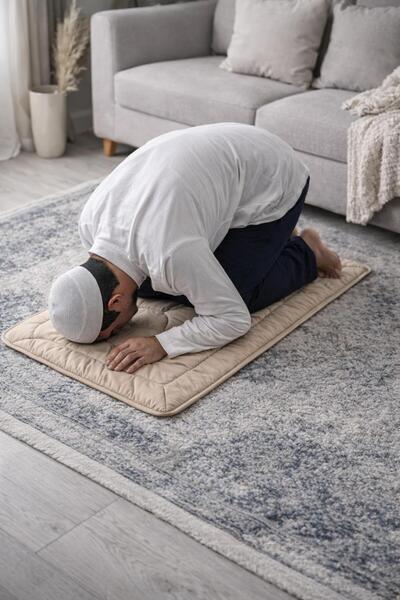 Foçatex 100% Natural Wool Prayer Rug
